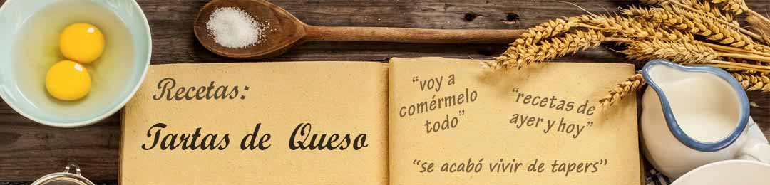 portada de la página de tartas de queso